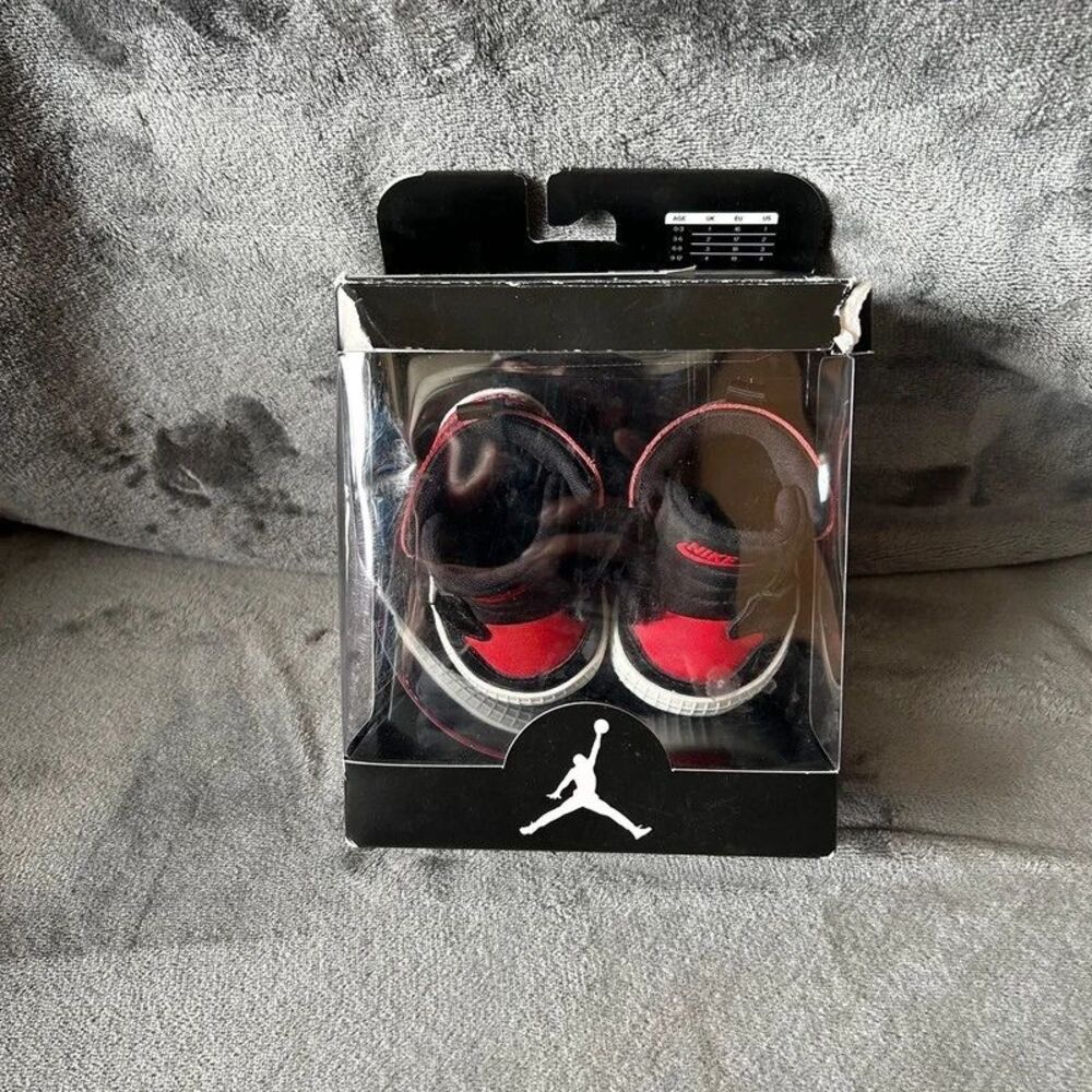 New Nike Baby Air Jordan 1 Crib Bootie Size 1C Shoes #135